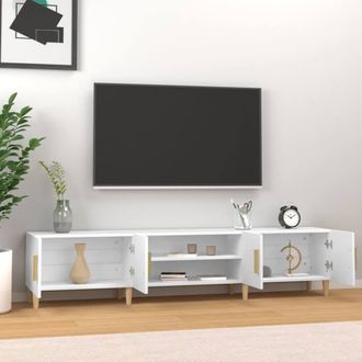 Berkfield Home TV Cabinet White 180x31.5x40 cm Engineered Wood