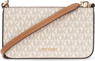 Michael Kors Schoudertas - Dames - Schoudertassen - Beige - ONE Size - Polyester - Tassen