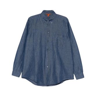 Barena Casual Shirts, male, Blue, Size: XL Camicia con bottoni