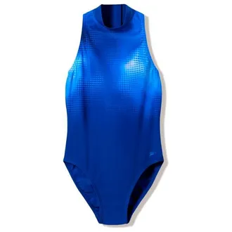 Speedo Print Hydrasuit Swimsuit Badeanzug f&uuml;r Damen | blau
