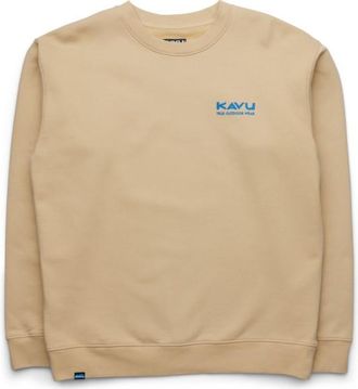 Kavu Kavu Core Crew Pullover f&uuml;r Herren | beige