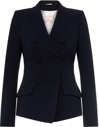 Maison Common Double Breasted Travel Safe Blazer in Black at Nordstrom, Size 38