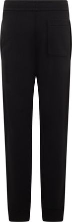 Moncler Mens Track Pants Black Cotton