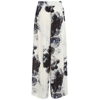Alexander McQueen Wide Trousers, female, Multicolor, 2XS, Stylish Skirts Collection