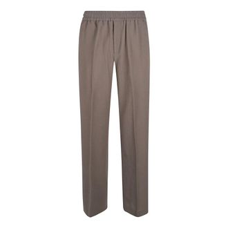Golden Goose Straight Trousers, male, Gray, Size: XL Journey Wide Jogging Pant