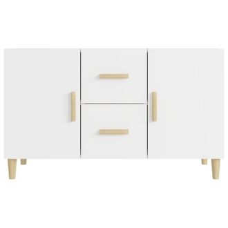 Berkfield Home Sideboard White 100x36x60 cm Engineered Wood | Size: 100 x 36 x 60 cm