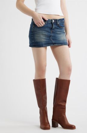 BDG Ultra Denim Miniskirt in Vintage Denim Medium at Nordstrom, Size X-Small