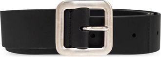 Jil Sander Leren Riem - Heren - Riemen - Zwart - ONE Size - Leer - Accessoires