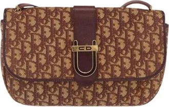 Dior Pre-owned Cross Body Bags, female, Multicolor, Size: ONE SIZE Pre-owned Vintage cd trotter shoulder bag
