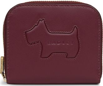 Radley London Hadley Lane Small Zip Wallet in Dark Cherry at Nordstrom Rack