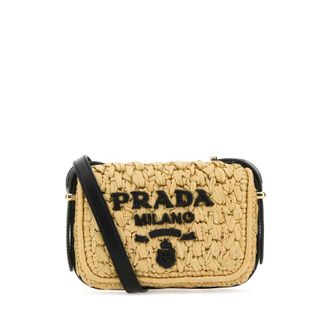 Prada Raffia Crossbody Bag