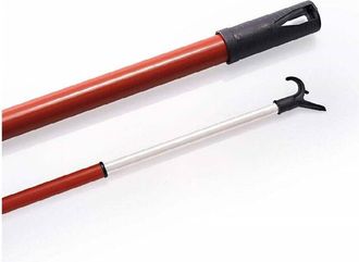 Trade Shop Trade Shop - Manico Telescopico Armadio Allungabile 85 A 150cm Asta Bastone Appendiabiti Estensibile