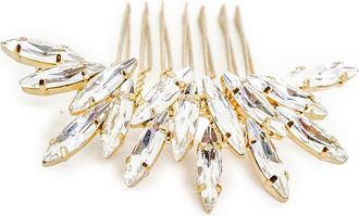 Brides & Hairpins Bria Crystal Hair Comb in Gold at Nordstrom