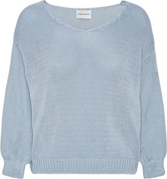 Americandreams V-neck Truien - Dames - V-hals truien - Blauw - L - Truien & Vesten