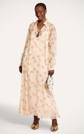 La DoubleJ Cerere Dress in Farfalla Buttercream at Nordstrom, Size X-Small