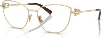 Tiffany & Co. 57mm Cat Eye optical glasses in Gold at Nordstrom