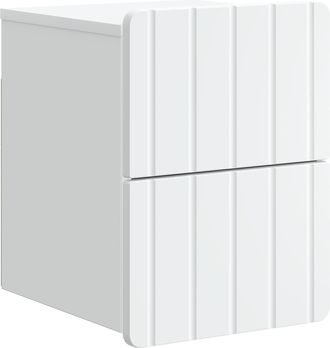 vidaXL Mesita De Noche De Pared 33 X 34,5 X 43 Cm Madera De Ingenier&iacute;a Vidaxl