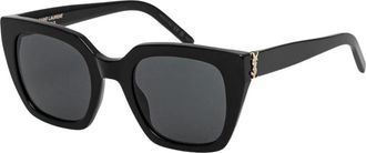 Saint Laurent M143 Zonnebril - Dames - Zonnebrillen - Zwart - 51 MM - Accessoires