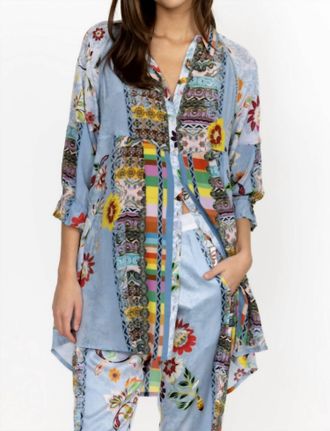 Johnny Was Adonia Tunic In Rainbow