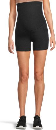 Beyond Yoga Beyond Yoga Spacedye Keep Pace Biker Shorts Womens Black Maternity Pocket RED207