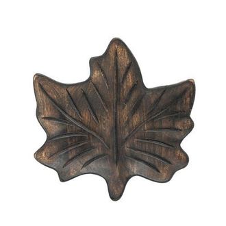 Foreside Home And Garden Maple Leaf Decorative Tray in Brown at Nordstrom