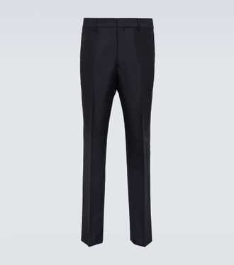 Prada Mohair and wool slim pants