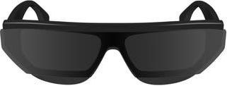 Victoria Beckham 53mm Guilloche Shield Sunglasses in Black at Nordstrom Rack