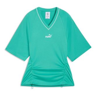 Puma (WMNS) PUMA Future.Puma.Archive Slim Soccer Jersey Vibrant Green 634624-40
