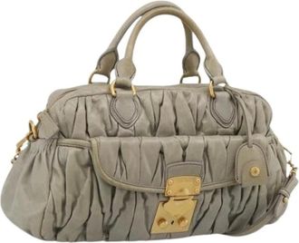 Miu Miu Borsa Pre-owned - - Pre-owned - Donna - Grigio - ONE SIZE