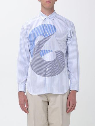 Comme Des Gar&ccedil;ons Camicia in popeline a maniche lunghe con stampa a righe