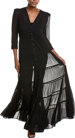L'agence LAgence Seraphina Tiered Maxi Dress