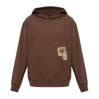 Palm Angels Sudadera con capucha - Sweatshirts & Hoodies - Hombre - Marr&oacute;n - XL