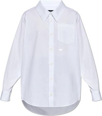 Dsquared2 Katoenen overhemd - Dames - Overhemden - Wit - S - Katoen - Overhemden