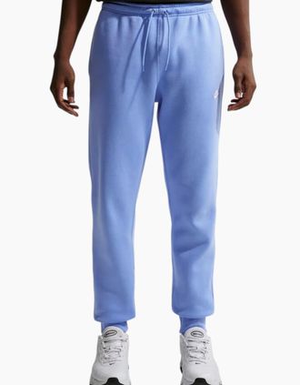 Nike Mens Nike Club Mens Jogger Fleece Running Bottom Sweat Pants - Blue - Size: 37/36/32