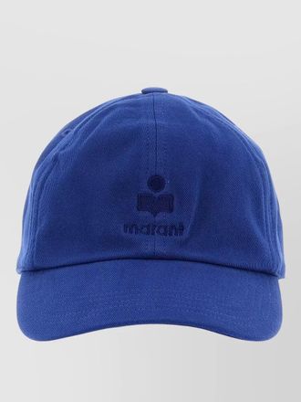 Isabel Marant tomas logo cap curved brim eyelets