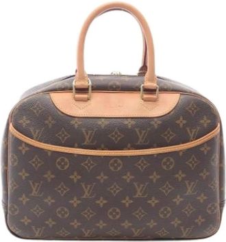 Louis Vuitton Pre-owned Handbags, female, Brown, Size: ONE SIZE Pre-owned Vintage Canvas Handbag