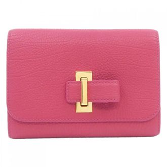 Delvaux Red Color Wallet (Tri-Fold) (Pre-Owned)