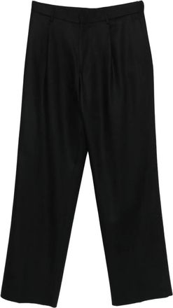 Lardini Pantaloni dritti con pieghe - Nero