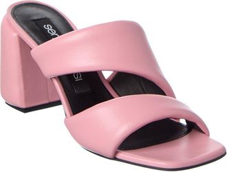 Sergio Rossi Spongy 80 Leather Sandal