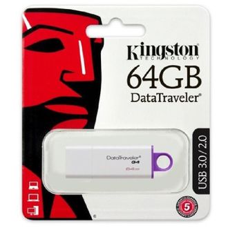 Trade Shop Trade Shop - Kingston Usb 3.0/2,0 64 Gb Pen Drive Penna 64 Gb Datatraveler G4 Memoria