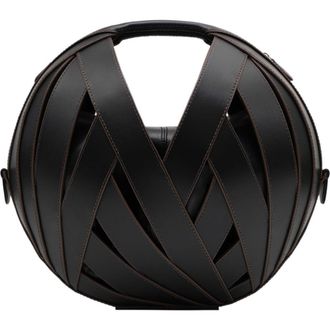 Perrin Paris Le Panier Handbag Classic in Black /Espresso at Nordstrom