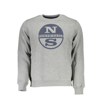 North Sails Grijze Katoenen Heren Sweater