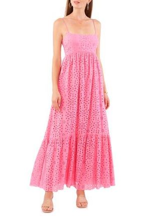 1.State Eyelet Cotton Maxi Sundress in Island Bloom at Nordstrom Rack, Size Xx-Small