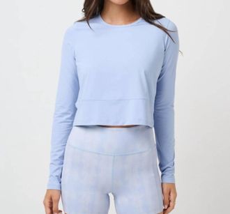 Travis Mathew Moveknit Solstice Top In Brunnera Blue