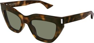 Saint Laurent SL 759 Zonnebrillen - unisex - Zonnebrillen - Bruin - 53 MM - Accessoires