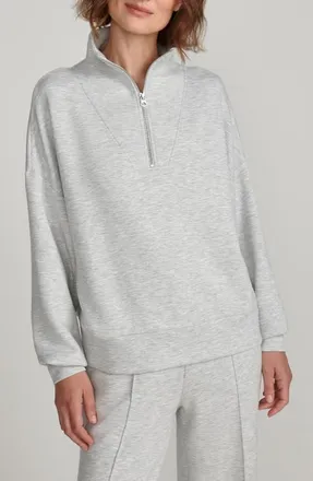 Varley Hawley Half-Zip Sweatshirt in Light Grey Marl at Nordstrom, Size Xx-Small