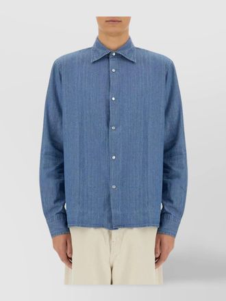 Aspesi regular fit west shirt with long sleeves