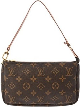 Louis Vuitton Brown Monogram Pochette Pouch (Pre-Owned)