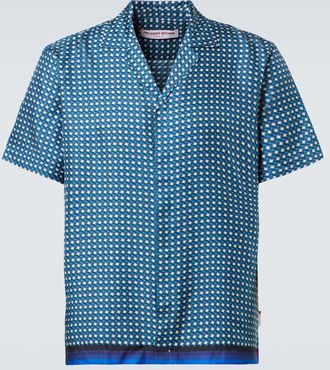 Orlebar Brown Camicia Maitan in seta con stampa