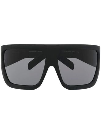 Rick Owens Davis oversized sunglasses - unisex - Acetate - One Size - Black
